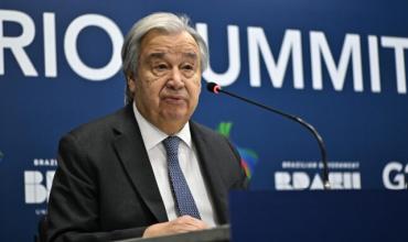 El Secretario General de la ONU pidió a los miembros del G20 que "lideren con el ejemplo."