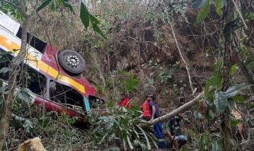 Tragedia en Brasil: al menos 17 muertos al caer un autobús a un precipicio