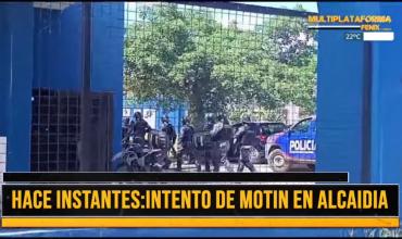 ULTIMO MOMENTO: Intento de motín en la Alcaidía policial