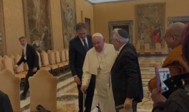 El papa Francisco recibió a Miguel Steuermann, embajador de paz del Consejo Universal de Paz