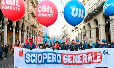 Huelga y movilizaciones en toda Italia contra el plan económico de Giorgia Meloni