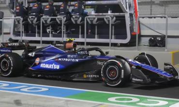 Franco Colapinto largará 19° en el GP de Qatar tras quedar eliminado en la Q1