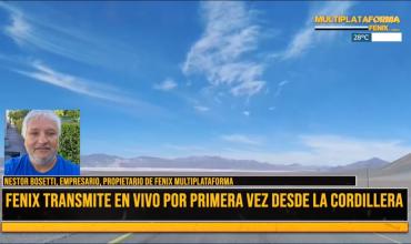 Histórica transmisión: Para Néstor Bosetti “poder estar en los lugares donde suceden las cosas es muy importante”