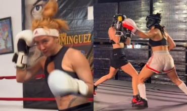 Flor Vigna contó cómo se prepara para su debut como boxeadora