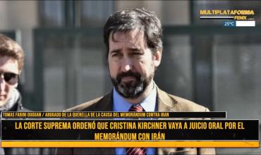 “Cristina enfrenta una pena de 6 años”, si es condenada en el juicio por el Memorándum con Irán