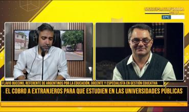 Flavio Buccino, referente de “Argentinos por la Educación”: “No hay estudiantes no residentes, así que las universidades no cobrarán nada”