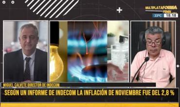 Según un informe de INDECOM la inflación de noviembre fue del 2,8% 