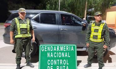 Gendarmería Nacional secuestra camioneta de alta gama en operativo sobre la Ruta Nacional 38 