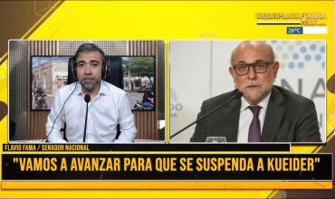 Senador Flavio Fama en Fénix: “Vamos a avanzar para que se suspenda a Kueider”