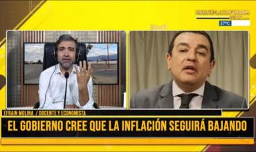 Efrain Molina, economista, en Fénix, sobre la inflación: “Diciembre va a ser un mes medio calentito”