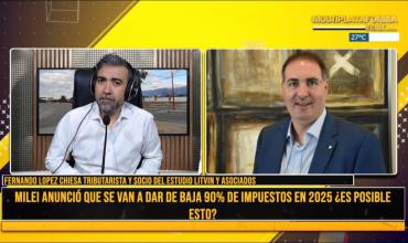 Fernando López Chiesa, sobre la eliminación de impuestos: “La idea es sacar los de poca recaudación”