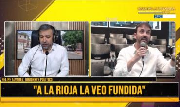 “A La Rioja la veo fundida”: duras críticas de Felipe Alvarez a Ricardo Quintela