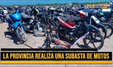 La provincia subasta más de 1.000 motocicletas