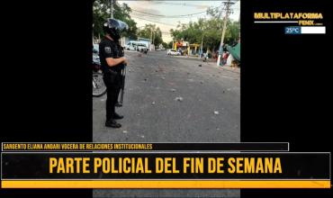 18 policías heridos por los disturbios en el estadio Pedro Camilo Alem