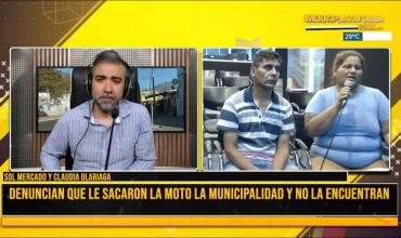 Matrimonio reclama por aparición de su motocicleta