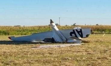 Pergamino: una avioneta se estrelló y murió el piloto