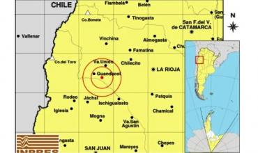 Sismo de 2,7 de magnitud en el oeste riojano