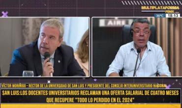 Docentes Universitarios reclaman una oferta salarial de cuatro meses para recuperar “todo lo perdido en el 2024”