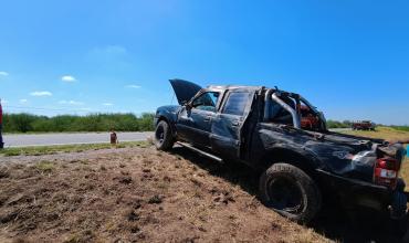 Vuelco sin heridos en Ruta 38 cerca de Talamuyuna 