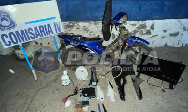 Recuperan una moto y diversos elementos que habían sido robados