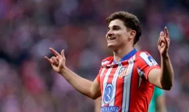 Julián Alvarez cerró la goleada de Atlético de Madrid ante Elche por Copa del Rey