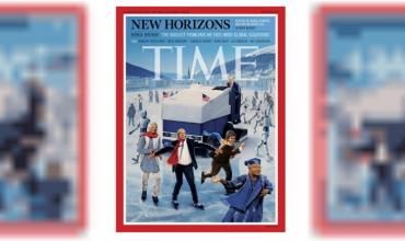 Javier Milei está en la portada de la edición especial de la revista Time dedicada al Foro de Davos