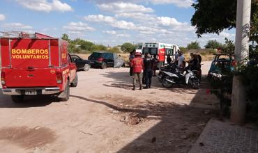 Mujer herida tras colisión de motocicletas en Capital 