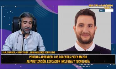 Pablo Mainer, director ONG “Hablemos de Bullying”: “Hay interés por parte de los docentes de seguir formándose”