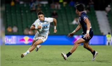 Los Pumas consiguieron una victoria y una derrota en la primera jornada del Seven de Perth