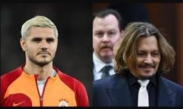 Aseguran que Johnny Depp viajó a Uruguay para asesorar a Mauro Icardi en su conflicto judicial con Wanda Nara