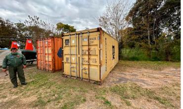 Los drones que se habían comprado para custodiar las fronteras estuvieron guardados en containers durante más de cuatro años