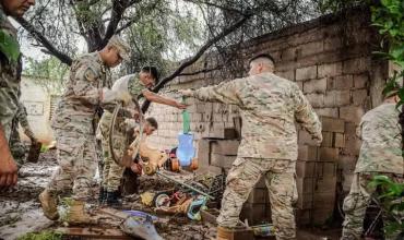 La Base Aérea Militar Chamical colabora con las familias afectadas por las inundaciones