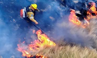 Chubut: un nuevo foco de incendio se originó en Puerto Madryn