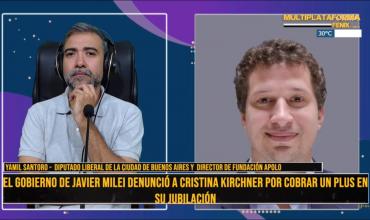 Yamil Santoro: “Cristina cobró 7 millones por mes por la bonificación por zona austral. Son cientos de millones de pesos”