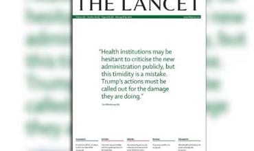 La revista The Lancet criticó la decisión de Estados Unidos de retirarse de la OMS