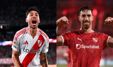 Desde las 20.15 hs. River e Independiente se enfrentarán en un duelo clave