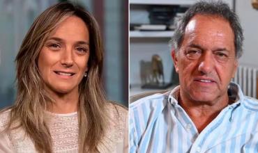 Malena Galmarini cruzó a Scioli por su publicación sobre el deporte y la “vacuna contra el estrés”: “Se nota de lejos que sos mala persona”