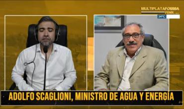 Adolfo Scaglioni: “La faltante de agua se debe a la falta de lluvias y las altas temperaturas”