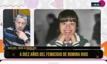 María Ríos: "A 10 años del crimen de mi hija, la justicia sigue en deuda"