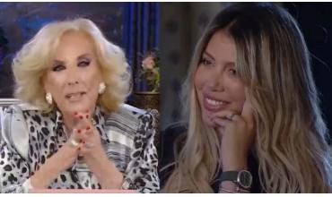 El divertido cruce entre Mirtha Legrand y Wanda Nara en pleno programa: "Vení a saludarme"