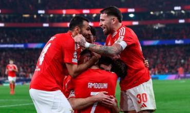 En un partido para el infarto, el Benfica eliminó al Mónaco y avanzó en la Champions League