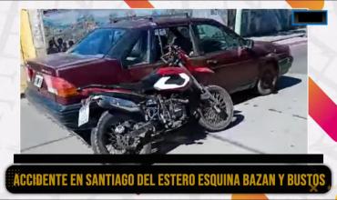 Accidente en el microcentro dejó como saldo un hombre hospitalizado