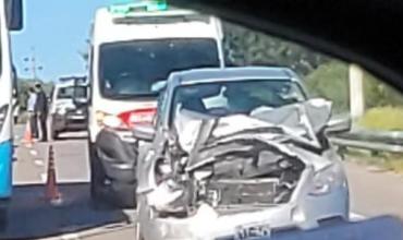  Accidente en la Circunvalación: Automóvil impactó contra un asno suelto