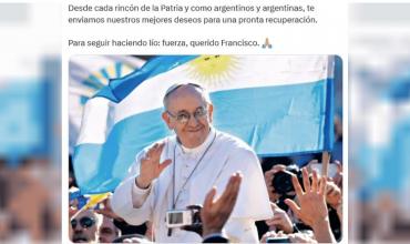 La Cámpora le mandó un mensaje al Papa Francisco