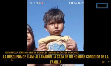 Continúa la búsqueda de Liam, el niño de 3 años desaparecido cerca de Bell Ville