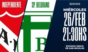 Independiente inicia su camino en Copa Argentina ante Sportivo Belgrano