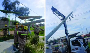 Edelar sigue abocada en reparar los daños por la tormenta y normalizar el sistema eléctrico en la Capital