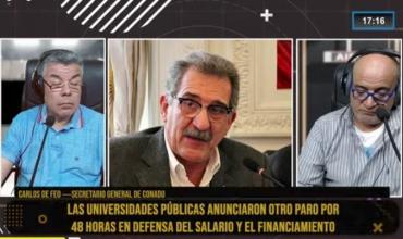 Carlos De Feo en Fénix: "El gobierno quiere achicar la universidad pública y nosotros lo vamos a enfrentar"