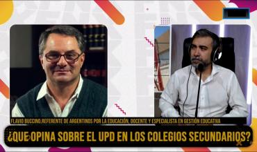 Flavio Buccino, sobre los UPD: “se toma al último año de estudio como una serie interminable de ceremonias, siendo los padres los responsables”.