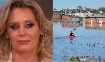 Rocío Marengo rompió en llanto por las inundaciones en Bahía Blanca y contó el gesto solidario que tuvo su hermano